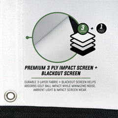 Vanish LITE Hybrid-Retractable Golf Enclosure