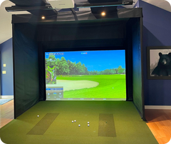 aboutGOLF aG Sim Kit Enclosure - Compact Golf Simulator