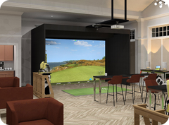 aboutGOLF aG Sim Kit Enclosure - Compact Golf Simulator