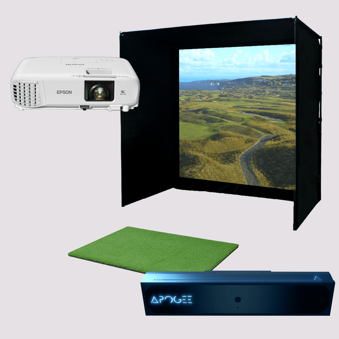 TruGolf APOGEE Golf Simulator with Starter 10 (2025) Enclosure