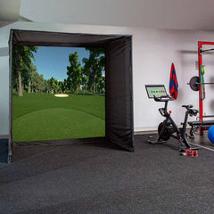 DIY Golf Simulator Enclosure Kit w/ Impact Screen by Carl's Place