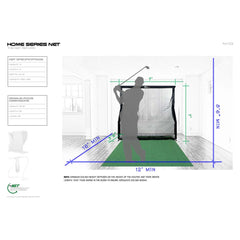 Home Series V2 7ft x 7ft Golf Net by The Net Return