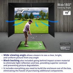 Elite Screens GolfSim Bay Series Golf Projector Screen