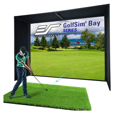 Elite Screens GolfSim Bay Series Golf Projector Screen