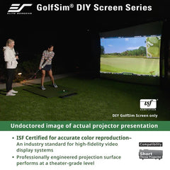 Elite Screens GolfSim DIY ImpactWhite 1145 Projector Screen