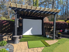 Elite Screens GolfSim Portable ImpactWhite® 350 Series Projector Screen