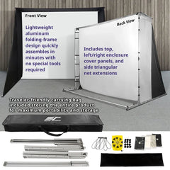 Elite Screens GolfSim Portable ImpactWhite® 350 Series Projector Screen