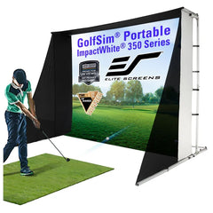 Elite Screens GolfSim Portable ImpactWhite® 350 Series Projector Screen