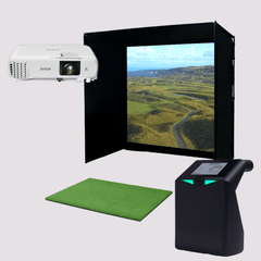 TruGolf LaunchBox w/ Starter 10 (2025) Enclosure Golf Simulator