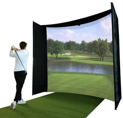 Impact Sports Parabolic Golf Simulator Bay Enclosure