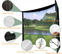 Impact Sports Parabolic Golf Simulator Bay Enclosure