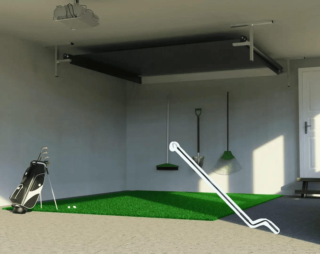 The Sport Screen Vanish Series Retractable Golf Enclosure