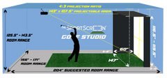 The Sport Screen Vanish Series Retractable Golf Enclosure