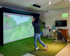 Vanish LITE Hybrid-Retractable Golf Enclosure
