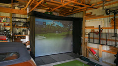 Vanish LITE Hybrid-Retractable Golf Enclosure