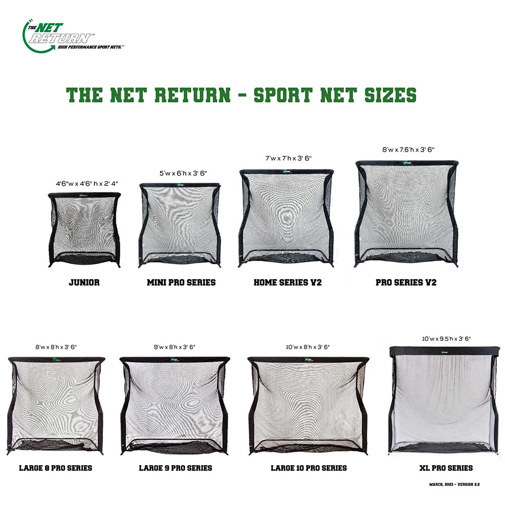 Home Series V2 7ft x 7ft Golf Net by The Net Return