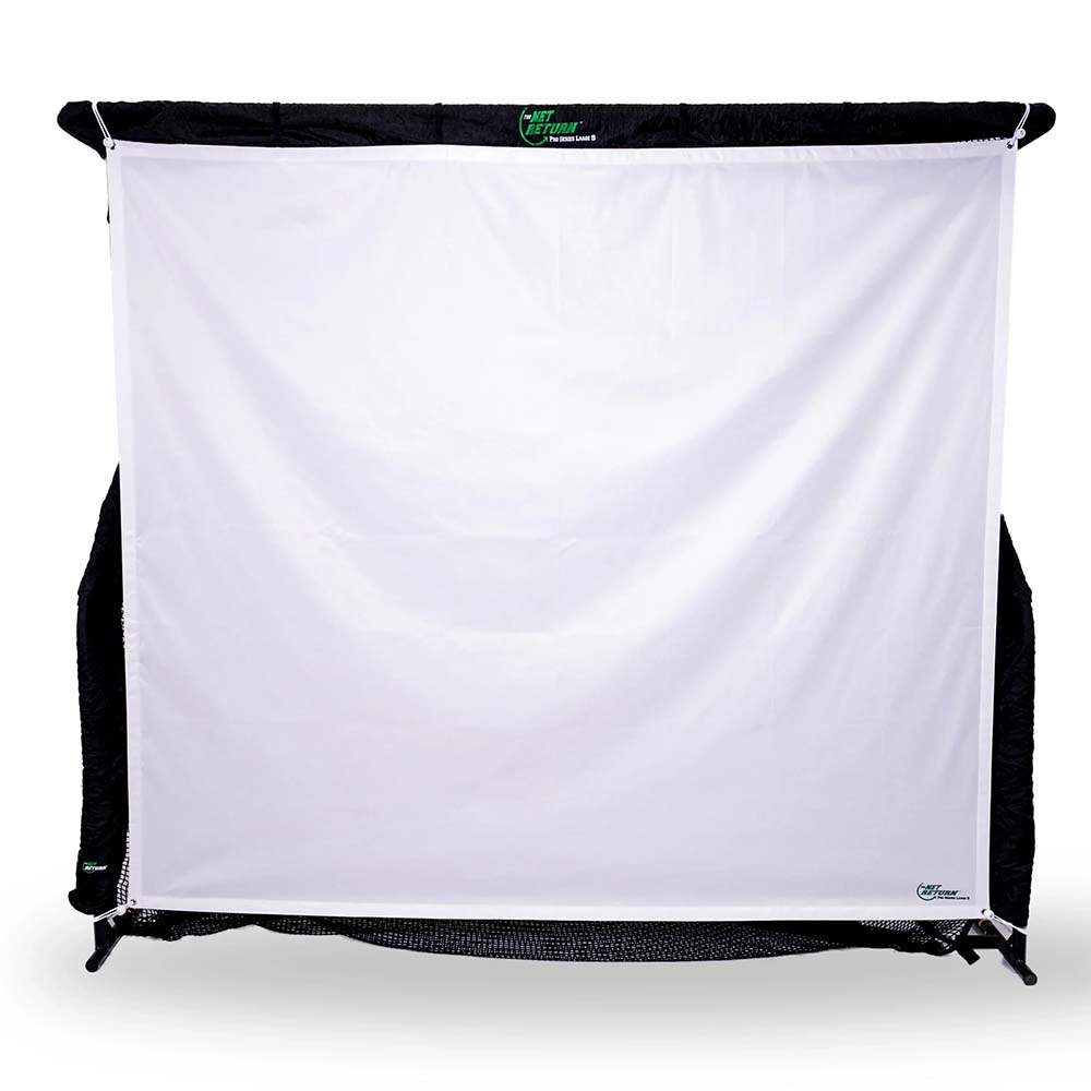 Pro Series V2 Large Golf Simulator Impact Flex Screen by The Net Return