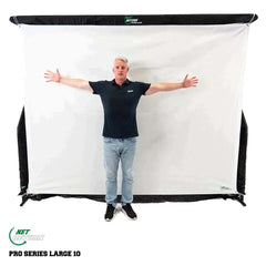 Pro Series V2 Large Golf Simulator Impact Flex Screen by The Net Return